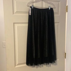 Sparkly Black Skirt NWT